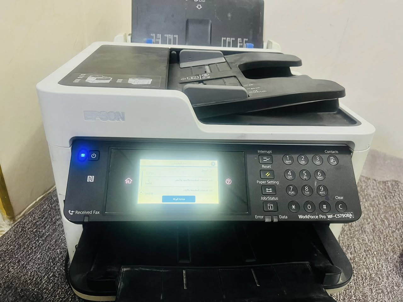 طابعة ابسون 5790

عدادها ١٧٣  الف

السعر ٣٥٠ 

كل التفاصيل مذكوره بالفديو 

واتس اب ***********
