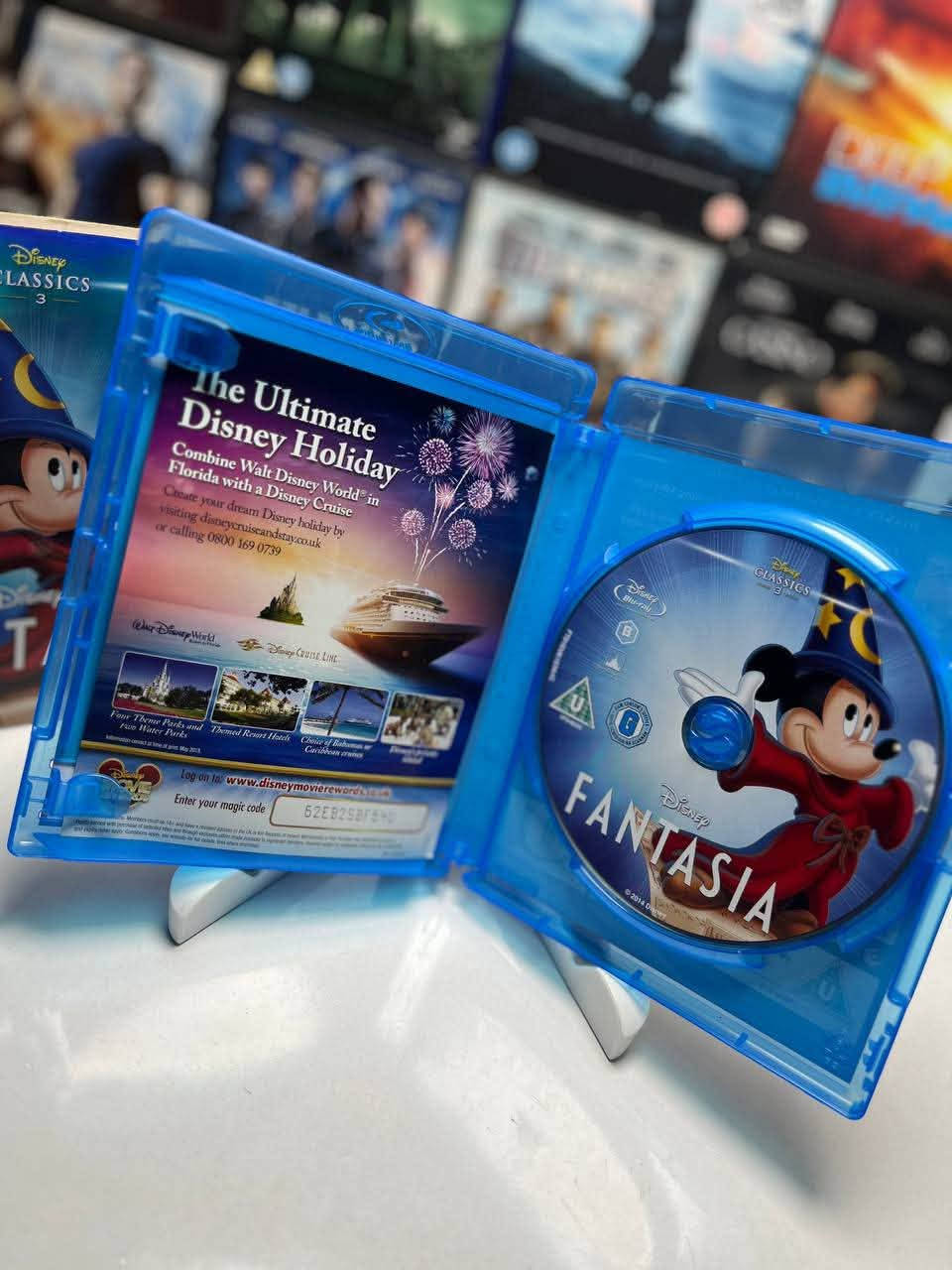 فلم FANTASIA دزني
قرص بلوراي نسخة خاصة وية غلاف خارجي 
السعر8,000
للطلب مراسلة الصفحة او واتساب على الرقم
***********
