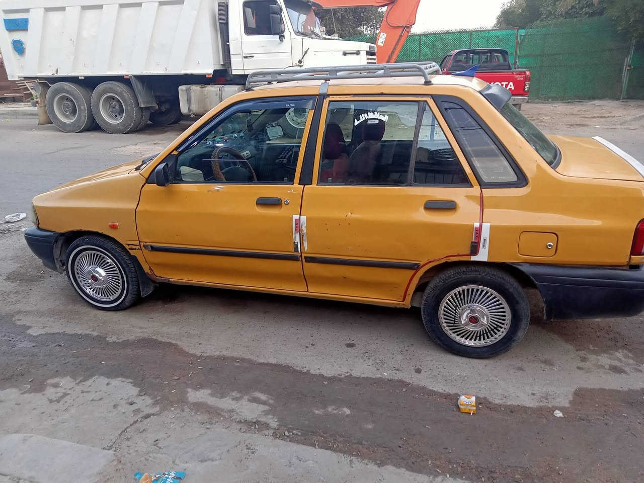 سلام عليكم سايبا مديل 12 رقم بغداد انكليزي تحويل مباشر بسمي مكينه كير جدد صدر امامي  خلفي جدد هيئة وغرامات مصفره تايرات نضاف داخليه كلش نضيف شاصي واحد معمر السياره كلش حلوه جاهزه السعر 24 وبيهه مجال المكان البلديات الاتصال ***********
