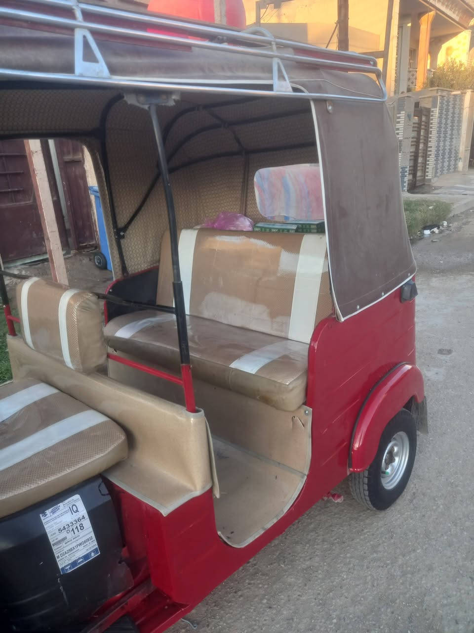 ١٨ شهر ١٢رقم وسنويه انكليزي
مكينه مال ٢٠ مكفوله تنقيص تبخير كهربايات شغاله 
تخم تاير جبلي مكان مدينة الصدر 
***********
