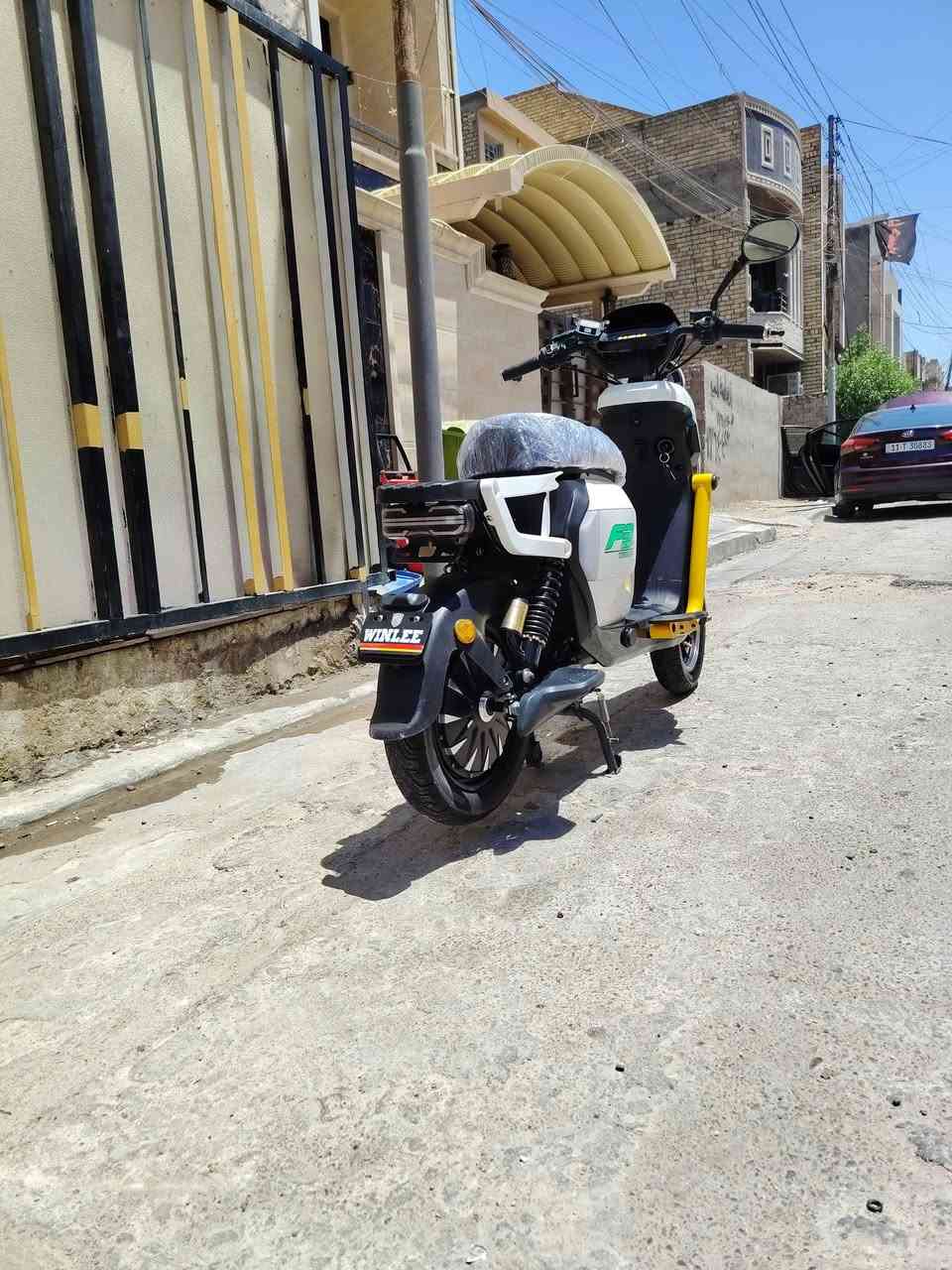 🔥 للبيع WNLEE F3 🔥
 
✅ 5 بطاريات ونلي أصلية 32 أمبير
✅ ملف 2000 نحاس حقيقي
✅ ديجي 
✅ زنون عالي
✅ بريكات دسك هيدروليك
✅ نظام حماية ضد السرقة
✅ سرعة وسحب ممتاز
الدراجة استخدام أقل من شهرين ومحافظ عليها بصورة ممتازة، بيها نواقص بسيطة  ايكلفن 20 ألف موضحة بالصور وما مخفي أي شي واكعات من سعرهة  500 وبيهة مجال العنوان بغداد حي الجهاد للستفسار ***********
