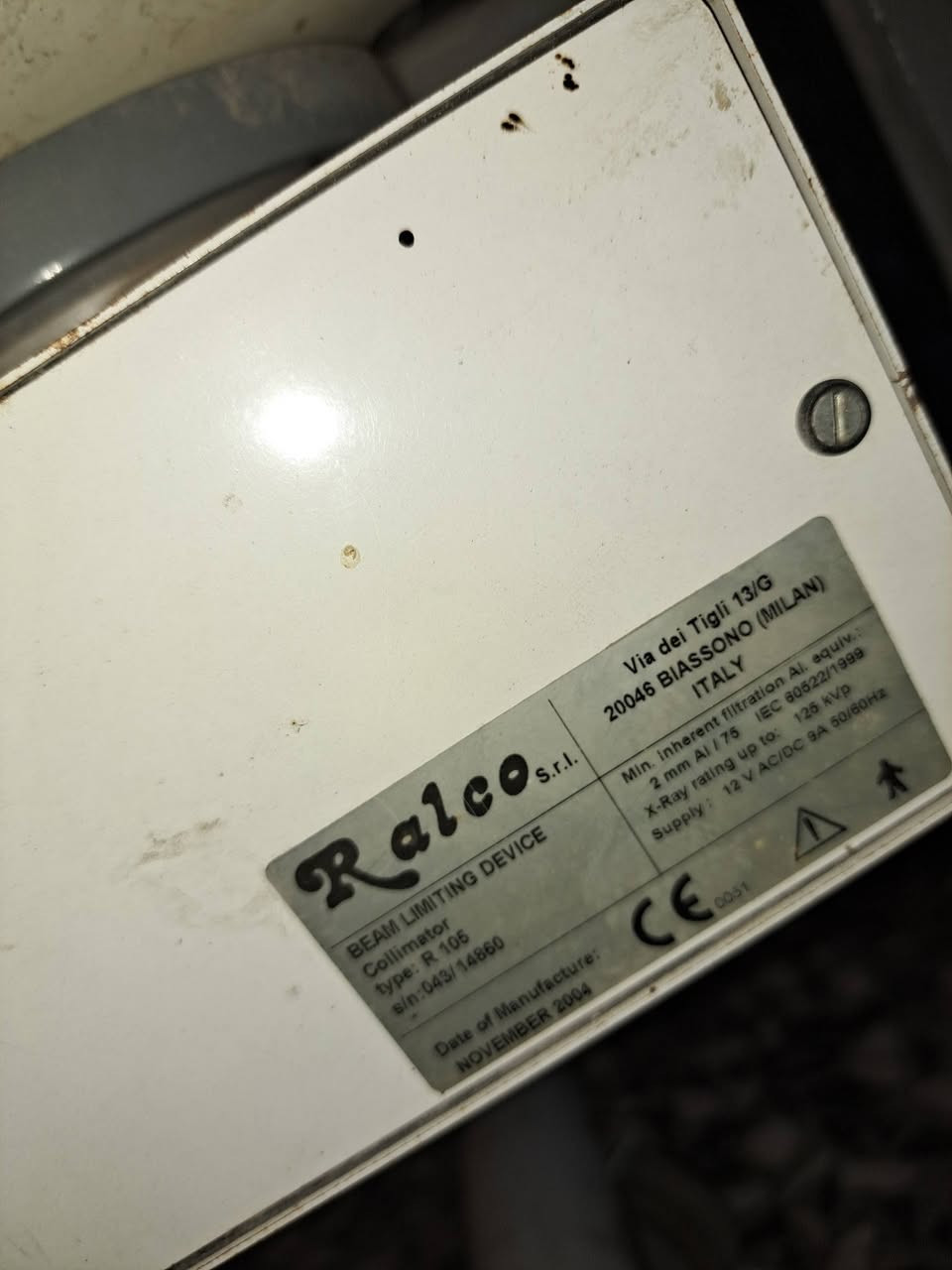 جهاز اشعه ايطالي للبيع الاتصال ***********
