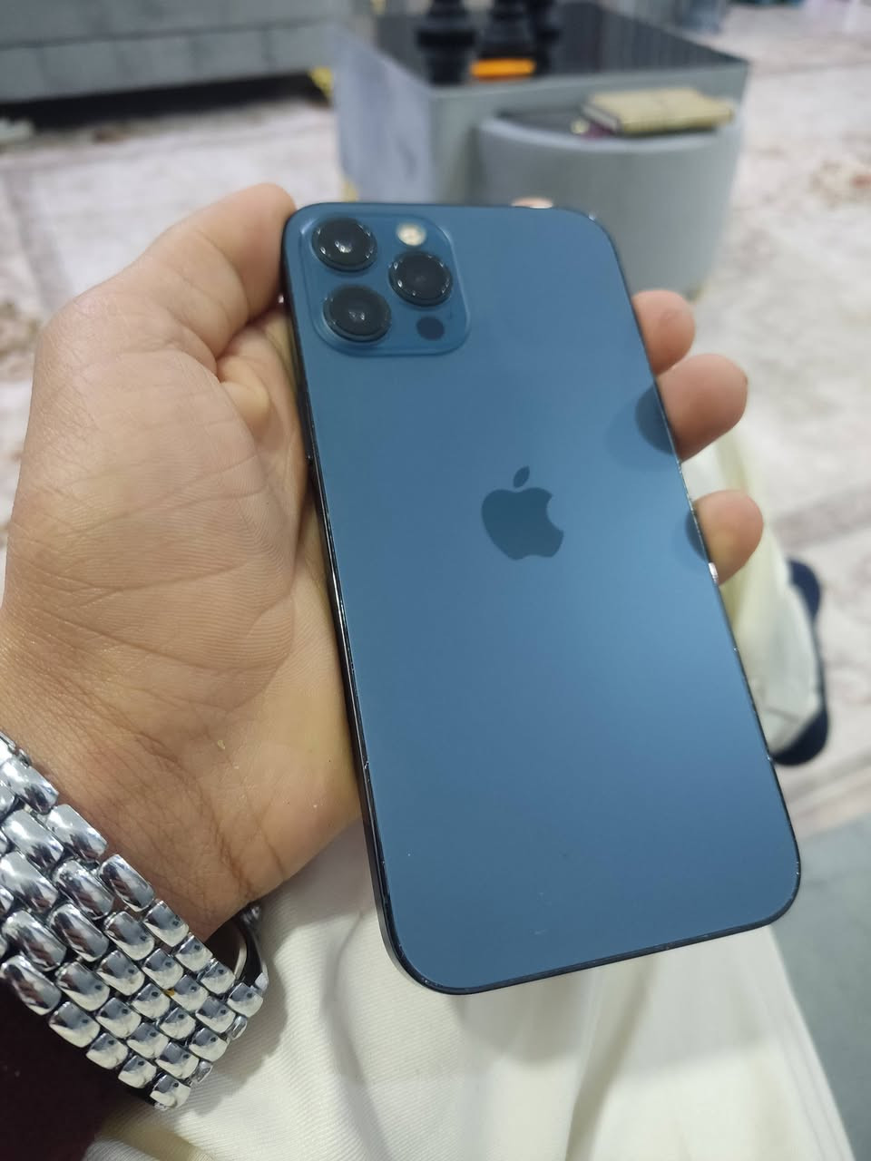 اللهم صلي على سيدنا محمد وعلى اله وصحبه وسلم اجمعين
ايفون 12 برو ماكس 
فول مواصفات ذاكره 256 
بطاريه مبدله شرط اصليه صرف ماكو 
شاشه مبدله وكاله بدلته ب 150 ثلاث خيارات 
سيمكارت شغال كامره الي بشاشه فقط عطلانه تصلح ب 20 اما الكامره الخلفيه شغاله فول تصوير حيل مرتبه صوره تجي وتشوف بعينك مكاني الرمادي الخمسه كيلو سعره 275


**إذا كنت صاحب هذا الإعلان وتريد حذفه لأي سبب، رجاءا أرسل رسالة إلى الدعم الفني**