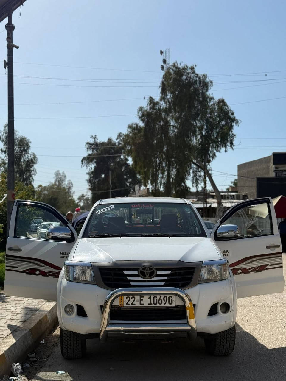 تيوتا هايلوكس 2012سياره جديدة محرك مامفتوح كير عادي تخم تاير حداديه جديده تبريد ثلج ❄️  تحويل مباشر رقم ربيل   للشراي استفسار اتصال 📞 الواقع احله من الصوره 

***********
