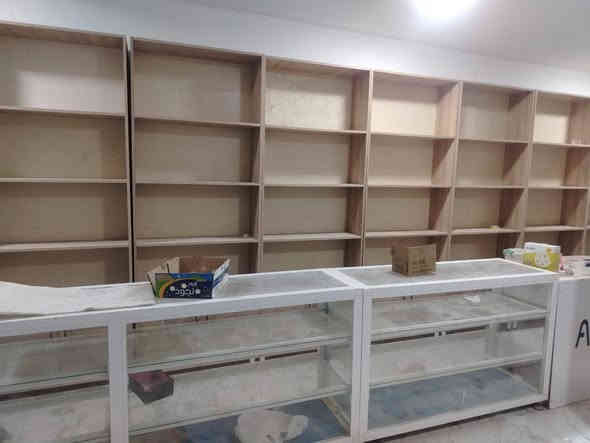 السلام عليكم 
بيع مستعجل 
رفوف للبيع العنوان حله نادر 2
للاستفسار والتفاصيل

 ***********

رفوف ام دي اف ١٨ملم لون خشبي عدد ٧ العرض متر ارتفاع ٢/٥٠ نزال ٣٠سم 
 تسكام  الخانه الاخيره ابواب 

رفوف ام دي اف ابيض ١٨ ملم عدد ٤ ارتفاع ٢/٤٠ عرض ٧٥ نزال ٣٠ 

رفوف المنيوم عدد ٤ ارتفاع ٢/٤٠ عرض ١/٥٠  نزال ٣٠

***********
