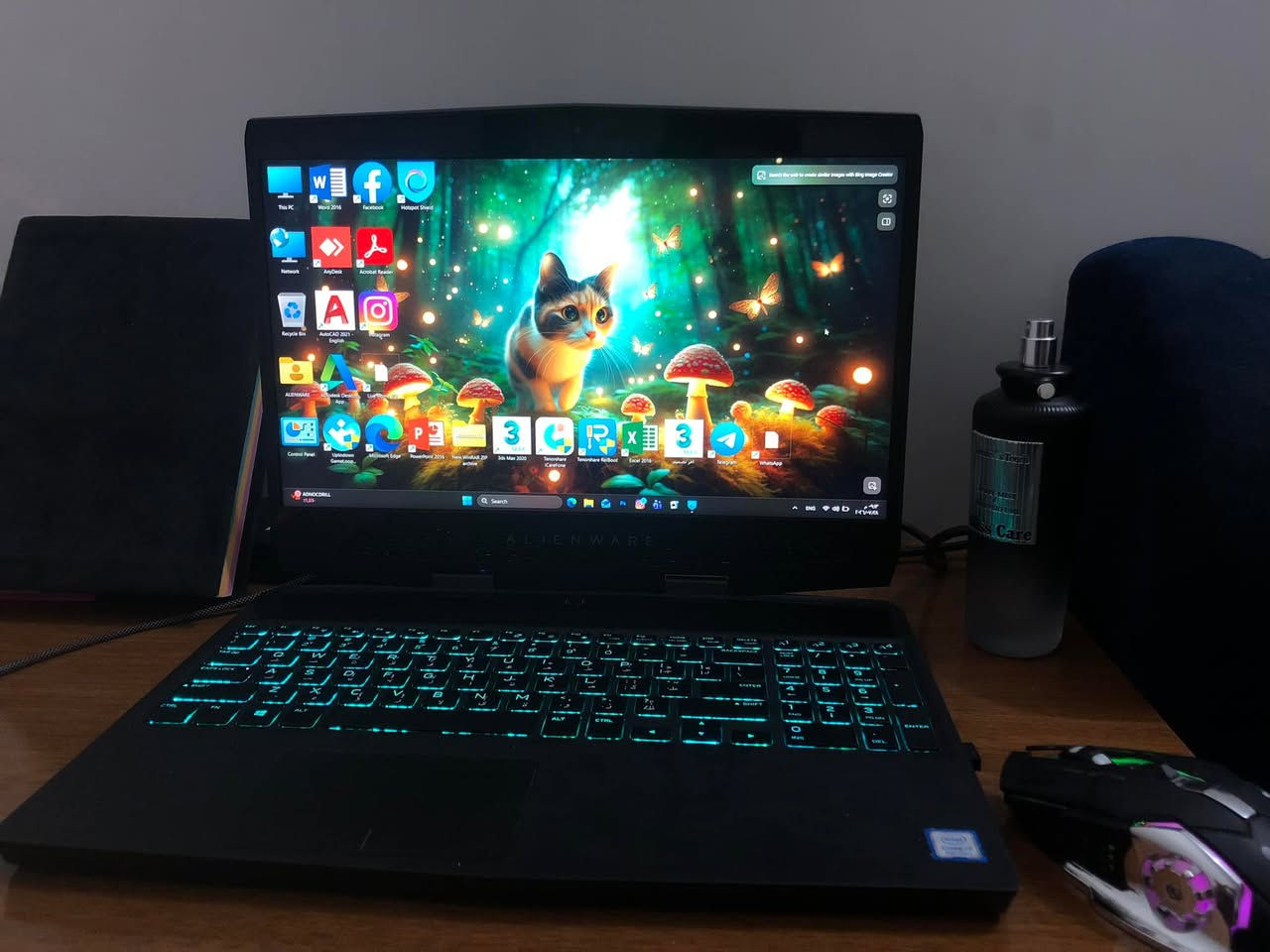 لابتوب Dall  ALIENWARE 💀

معالج =cor i7
 16MB= RAM
 2060= RTX 
كرت الشاشه =8MB
رام الفيديو. =128MB
بنكات تبريد وموصفات كلش عالبيه من مخارج yps وغيرها 

لابتوب بموصفات عاليه وسلس الاستخدام يفيدك اذا كنت مهندس او مصم معماري تكدر تستخدم برامج التصميم بكل سهوله .وكذالك الاعاب الكيمنك القويه مثل الببجي وغيرها من الاعلاب 

السعر غالي شوي اذا كنت دور  ع شي مضمون وكفوء راسلني خاص او اتصل.  ع الارقم 
***********
