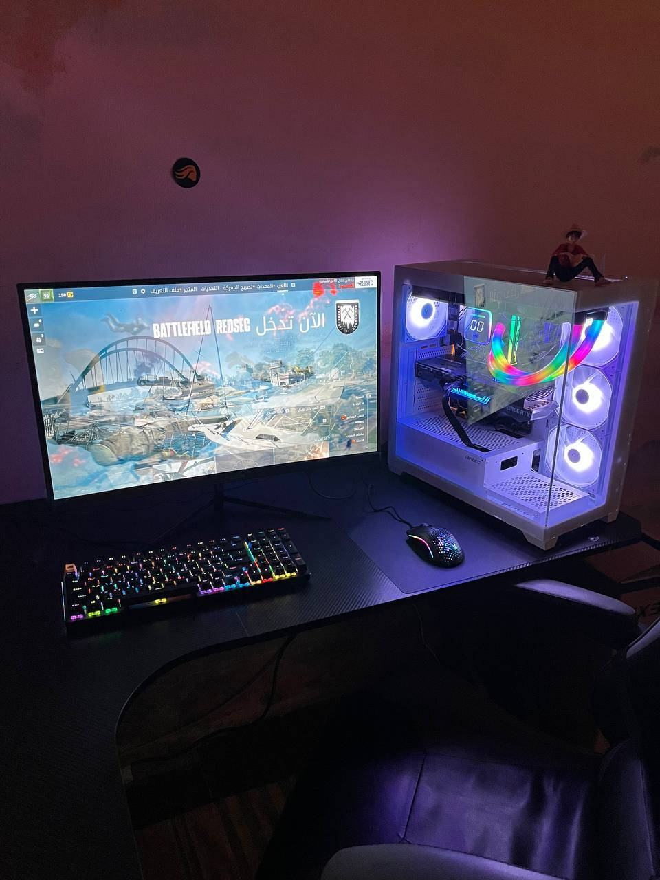 السلام عليكم....
RTX 3070ti ZOTAC GAMING
i5 10600 KF مكسور سرعة من الشركة
ASUS PRIME Z490-P
SSD 512 GB
RAM 16 8x2 DDR4 3200 hz
power 1000 GOLD
360mm RGB AIO Liquid Cooler with LCD Display مبرد
الكيس C300 Antec

السعر مليون و 500 الف قفل
***********

مكاني بغداد توصيل موجود
