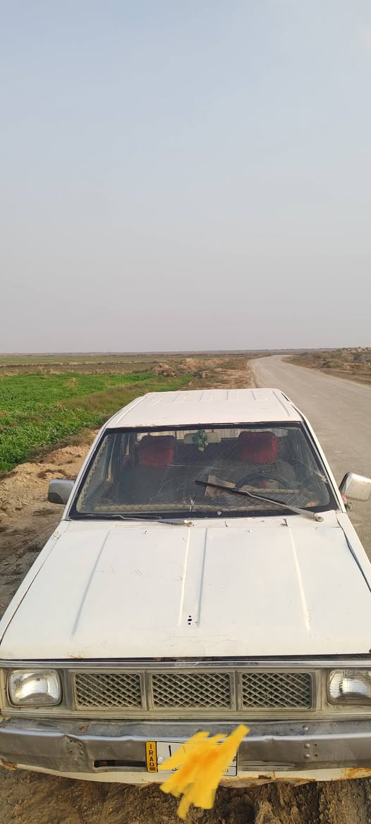 سلام عليكم
مكلف بالنشر 
سيارة نيسان 1987 سنوية منتهية 2019 الشاصي بية گطع
السعر 22 وبية مجال بسيط في الناصرية الغراف 
للاتصال ***********
