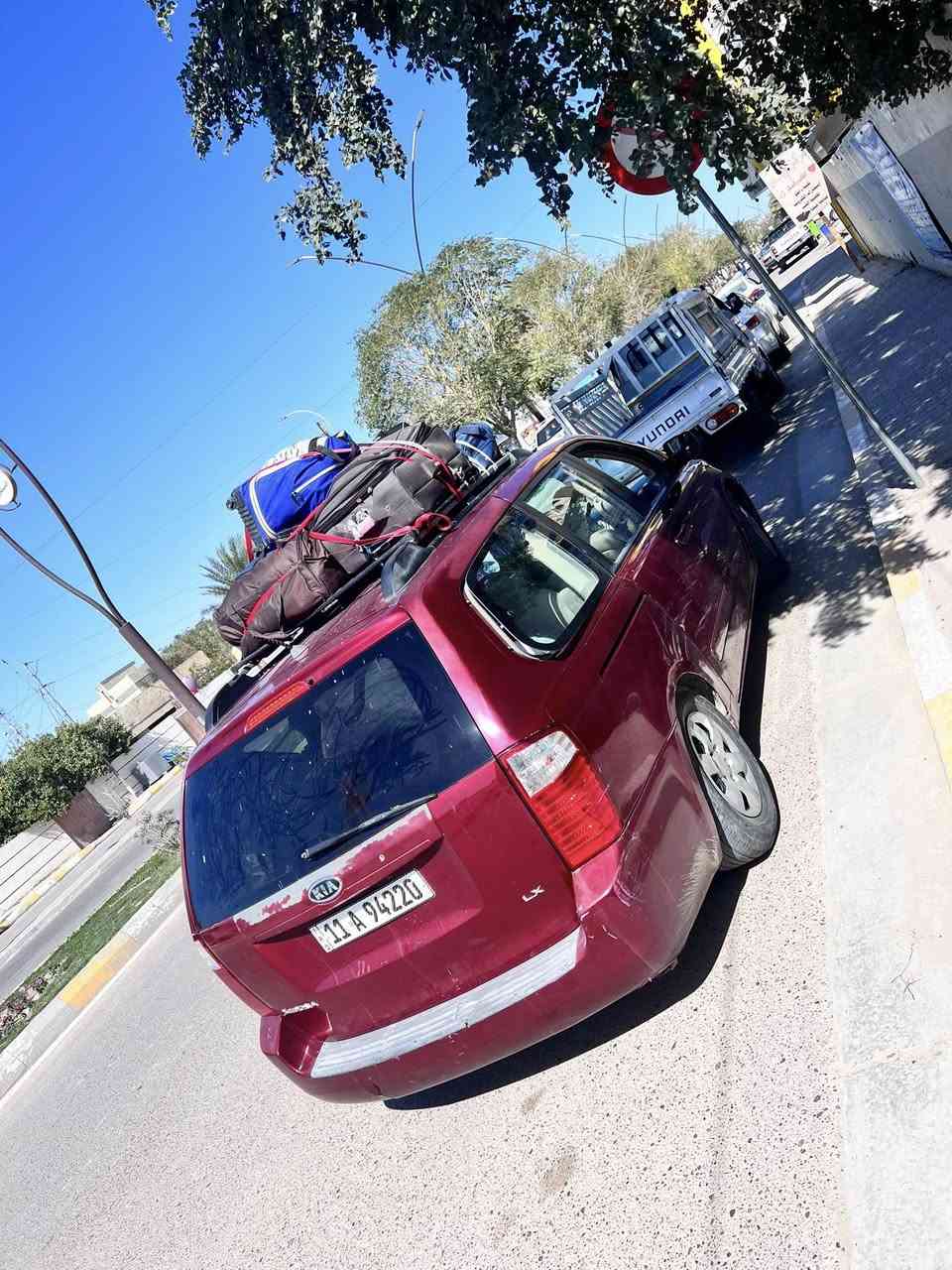 كيا سيدونا 2007
رقم بغداد دولي بأسمي 
ضرر جاملغ امامي وبنيد
صبغ حزام
السيارة مكينة 3800 بيهة صور رواجز بس الصبح
شادلهة منظومة غاز 120 لتر 
تخم تاير كير صدر كلة مكفول
السعر 120 وبيهة مجال
مكان السيارة ديالى بعقوبة قرب تقاطع القدس
***********
