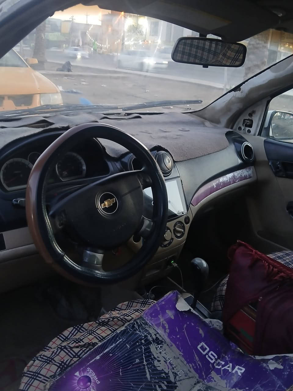 سياره افيو ٢٠١٠ سعر  ٤٧$ وبيه مجال متجايه كشر حلو شوف العين كير ستوني شاده مكينه خير من الله راعيه نجف مسؤل عن المداور والغرامات بس ابيع شوف العين عنواني نجف ***********
