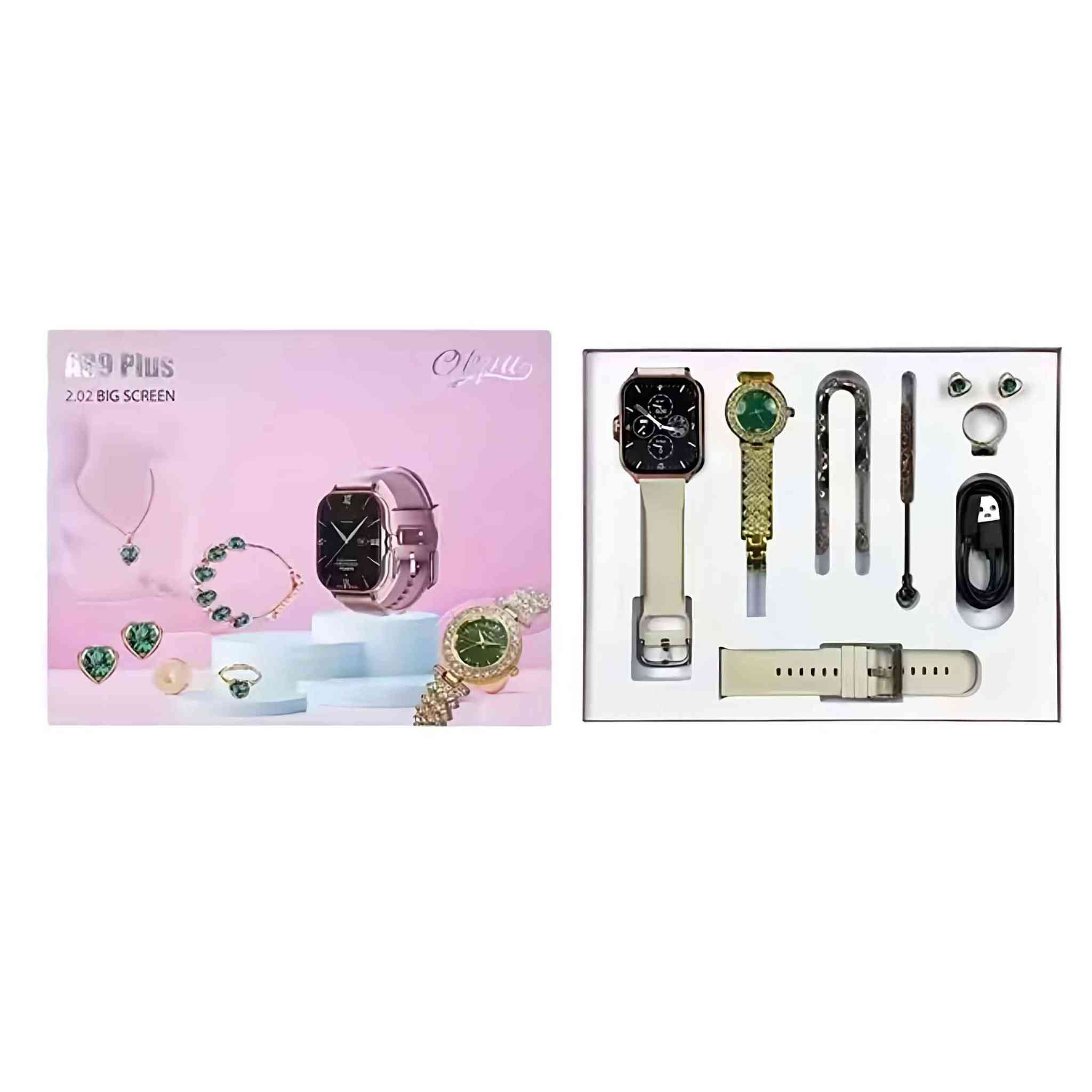 ⌚️ *ساعتان + اكسسوارات* ✨  
متوفر باللون البيجي فقط 🤎

المجموعة تتكون من:
- ⌚️ *ساعة ذكية A58 Plus* بشذرات أنيقة  
- ⌚️ *ساعة رياضية A58*:
    - قياس نبضات القلب والضغط 💓
    - تتبع اللياقة البدنية 🏃‍♂️
    - تذكير بالاتصال والرسائل 📲
    - تحكم عن بعد، منبه، عداد خطوات ⏰
    - إجراء واستلام المكالمات 📞
    - تدعم أوضاع رياضية متعددة 🏋️
- 🎁 *اكسسوارات*: اسوار إضافي، خاتم، قلادة، اسوار، تراجي بتصميم مميز 💍

السعر: 23 الف 💸  
التوصيل:
🚚 بغداد 3 آلاف  
🚚 محافظات 5 آلاف  

ضمان استبدال واسترجاع 7 أيام 🔄  
⚡ الكمية محدودة، اطلب هسه!

للحجز والاستفسار راسل الصفحة 📲 بغداد, العراق


**إذا كنت صاحب هذا الإعلان وتريد حذفه لأي سبب، رجاءا أرسل رسالة إلى الدعم الفني**