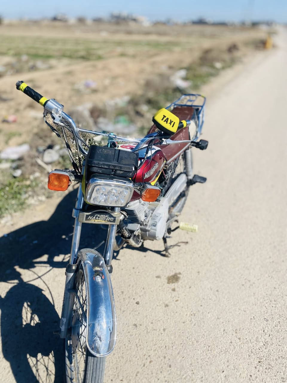 سلام عليكم
للبيع او مراوس نامه برو مديل ٢٢
دراجه جاهزه ماناقصهه كلشي 
فقط الهندر خارط وينزل من السعر 
اورق كارتونيه
لسعر ٤٥٠وبيه مجال
المكان ديالى المفرق
للتصال***********
