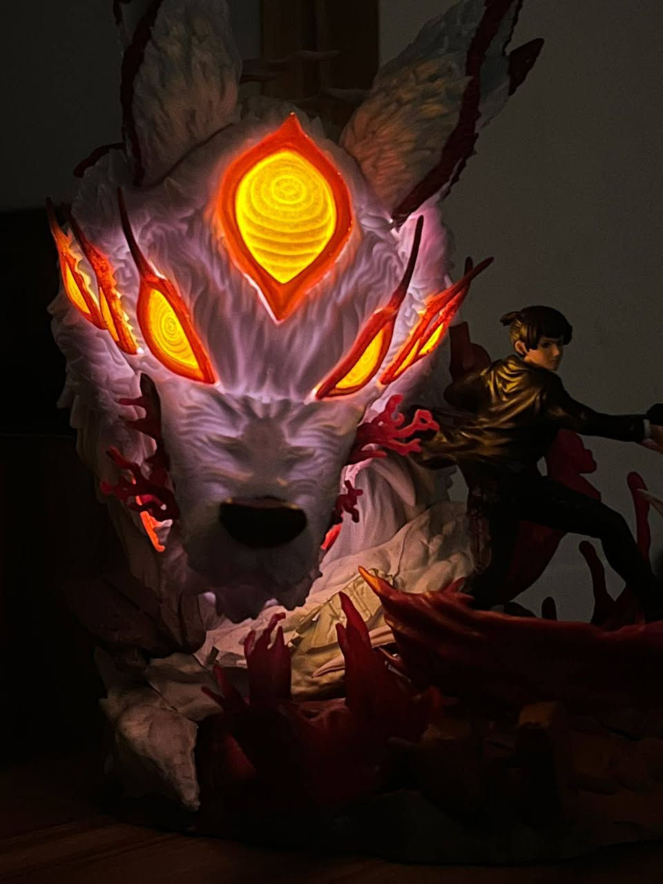 سلام عليكم ورحمة الله وبركاته
مجسم أسطوري من Chainsaw Man 
شخصية آكي مع شيطان الثعلب بإضاءة خرافية 
التفاصيل نار والعيون تشتغل ضوء 
قطعة نادرة لعشاق الأنمي
الكمية: قطعة واحدة فقط
اللي يريده يكتب خاص 📩
متوفر توصيل لجميع محافظات العراق


**إذا كنت صاحب هذا الإعلان وتريد حذفه لأي سبب، رجاءا أرسل رسالة إلى الدعم الفني**