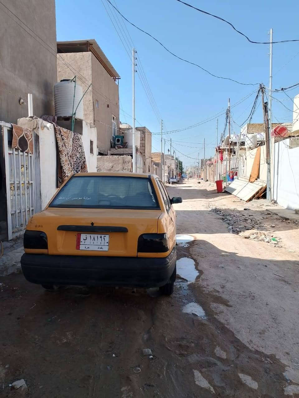 سلام عليكم سايبه ١٢نضيفه شواصي بس جه وحده معمر مكينه كير حداديه وتخم تاير الله شاهد هسوني شاده دوشمه  جديده مل واحد يعيش بيه مكينه بدايه بخار خياس مابيه قوي  سعره 13 ورقه وبيه مجال مكاني نجف ***********
