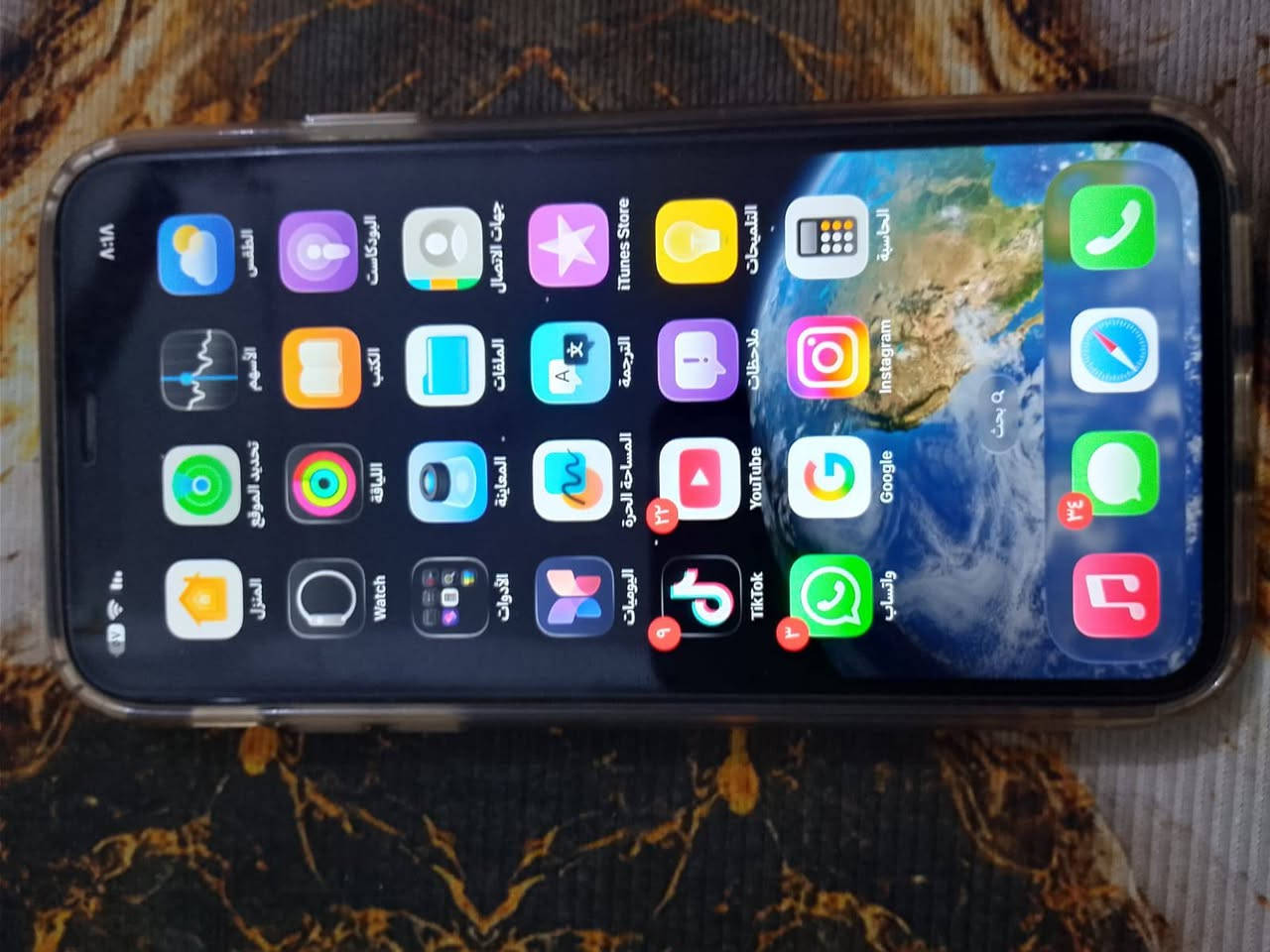 السلام عليكم ايفون 11 عادي ذاكرته 128 جهاز شخط ما بيه نظافه 100% ابد ما مفتوح ما مبدل شاشه ولا مبدل بطاريه بطاريته 93 جهاز نظيف جدا جدا سعره 300 قفل جهاز جديد لون مميز ابيض  مكان مدينه الصدر


**إذا كنت صاحب هذا الإعلان وتريد حذفه لأي سبب، رجاءا أرسل رسالة إلى الدعم الفني**