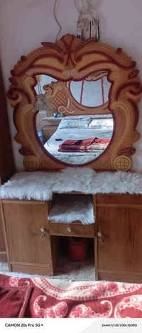 غرفة خشب عراقي • جاهزة بالكامل • ديوانية شامية