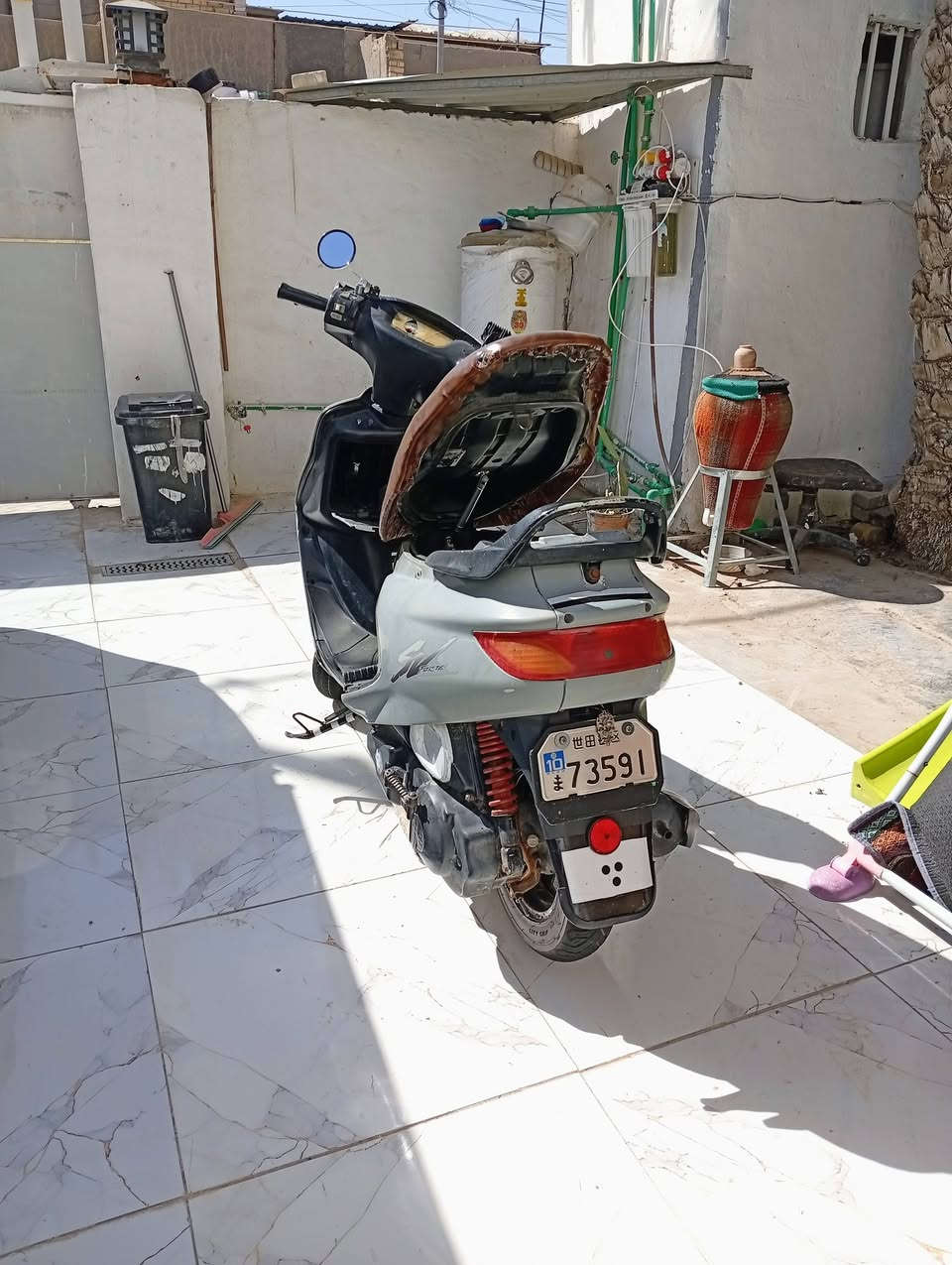 يأالله...... ألسلام عليكم.... للبيع دراجه فراشه نثيه.... مكينه مفتوحه بوشه وبستم فقط أول فتحه اله مكينه ناعمه لاتنقيص ولاتبخير ولا تنضح دهن كلشي مابيه شلعه ومعدل تشك الكاع ✈️.. كهربائيات شغاله هورن ولايت عالي وناصي بومه وسلف نقصه بس شخاطه ولاشاير عوزهن كلوبات بس غير ذني مابيه دراجه كله كامله تايرات جدد جلاتين وكلاجات جدد دهن وبلك جدد وكابريته جديده.. منفوضه دراجه مال جناي من مدرسه لبيت الله شاهد سعره (350) وبيه مجال لشراي مكاني ديوانيه مركز يم بانزين خانه شارع لإسكان الرئيسي... ... @إشارة .


**إذا كنت صاحب هذا الإعلان وتريد حذفه لأي سبب، رجاءا أرسل رسالة إلى الدعم الفني**