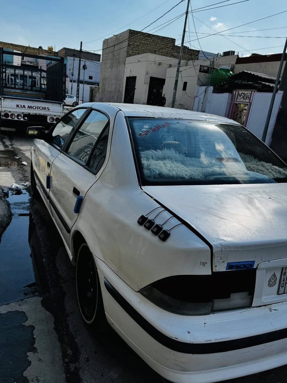 سمند 2010 
كهربائيات شغالة 
تبريد تدفئة 
صدر امامي خلفي 
مكينة وكير جدد 
تخم تايرات
مال جناي مستعجل ع بيعتها
رقم قادسية سنوية لل 27
مصفرة غرامات
مكاني ديوانية

***********
