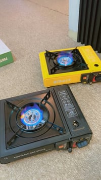 طباخ غازي • محمول سفر • يشتغل بدون كهرباء