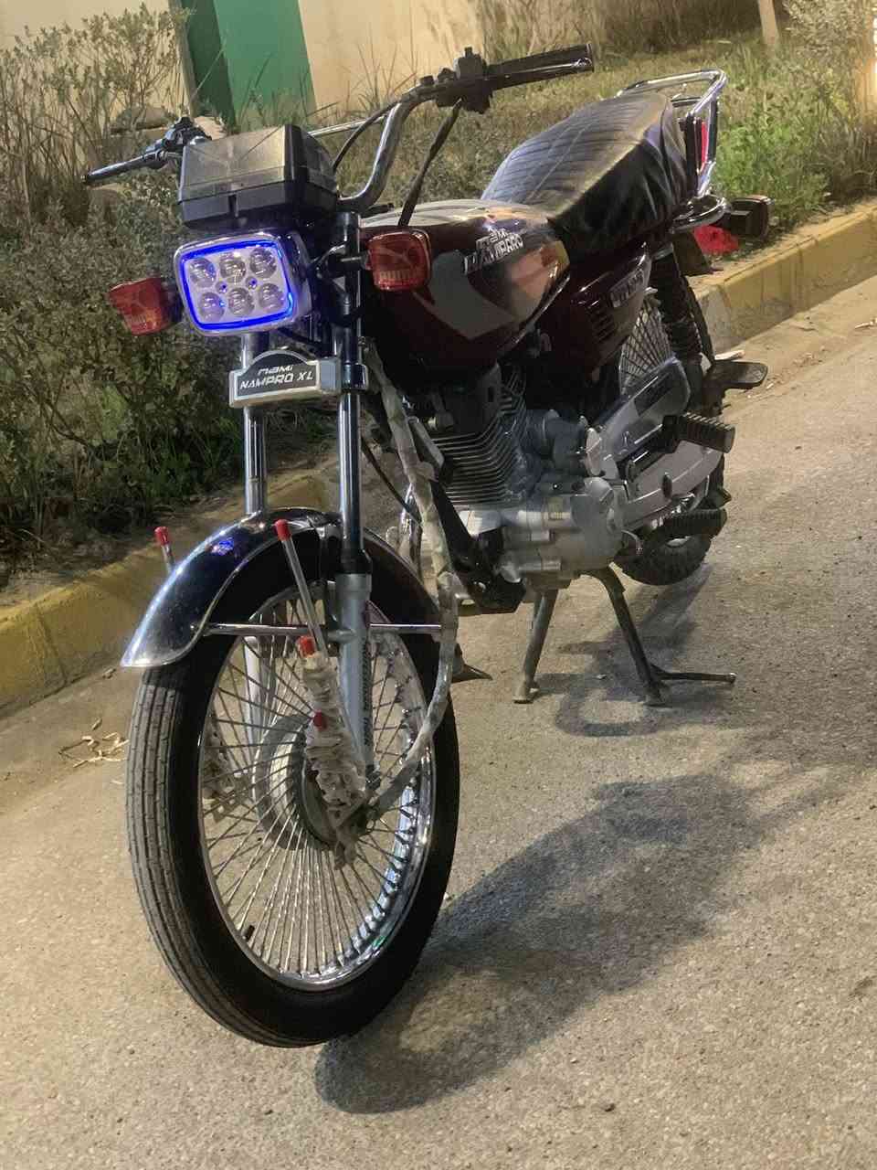 ‏دراجة للبيع إيراني خمسةكير دراجة لا صرف لا بخار موديل 21 نامي بروح سعر 375 الرقم***********
