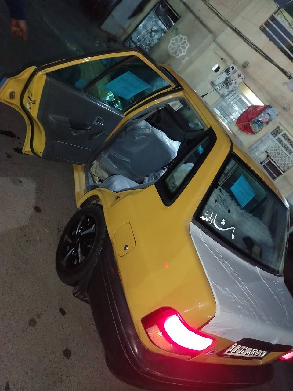 يالله السلام عليكم سايبا للبيع موديل ١١ مصفره تحويل كير مكينه شواصي كشر مكفول صدر أمامي خلفي جديد تخم تاير رقم انكليزي بغداد الاتصال على الرقم *********** أو *********** مكان بغداد التاجي ابو عضام السعر ٢٧ وبيهه مجال حك الجيه دوشمه جديده دشبول نفخ كهربائيات شغاله جاهزه على آخر حبايه
