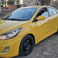 اكسنت موديل 2013 وارد امريكي  رقم بغداد انكليزي الجديد  مكينه 1600 ماش...