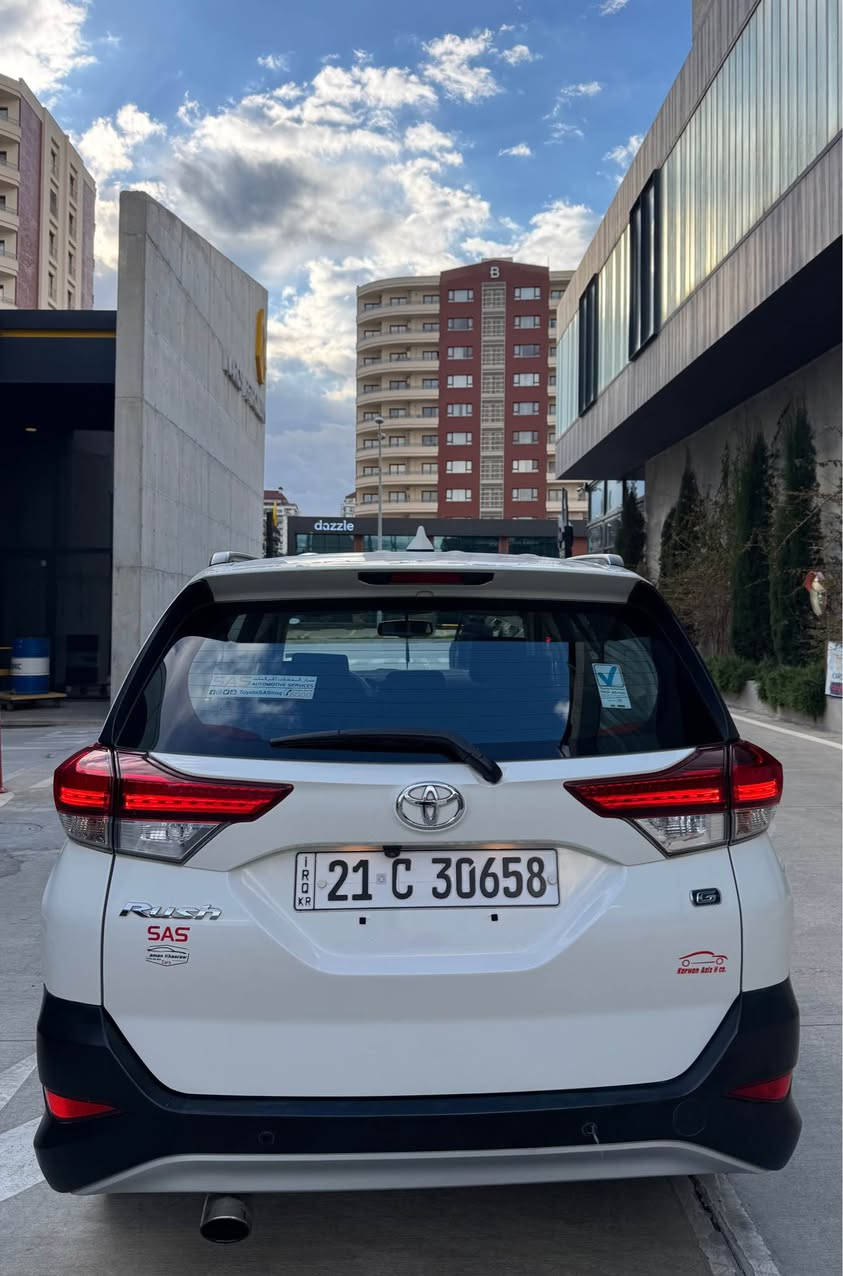 toyota rush  2020 
‎خلیجی 
‎بەسمە 
‎لایت لید 
‎تەبرید لەمس 
‎سوکان ڤۆلیۆم
‎بلاجکتۆر 
‎مەرکەزی 
‎سێ ڕیز کوشن 
‎تەنها 40 هەزار کم ڕۆشتوە 
‎تەحویل و غرامە بەشەرت 
‎سەنەوی ڕەقەم تازە 
‎هەموو گیانی بەشەرت 
‎نرخ :148    💵💵💵
‎شوێن : سلێمانی
‎ژم: *********** السليمانية, العراق
