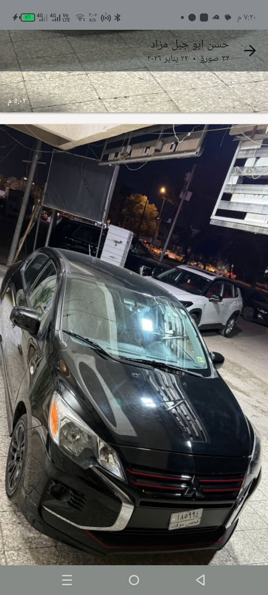 متسوبيشي ميراج موديل ٢٤ حادث جاملغ خلفي فقط بدون ارباك ماشيه ٢٢ سعر ٨٢ورقه ***********
