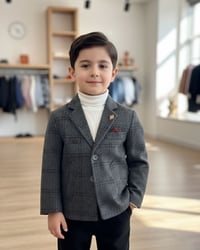 جاكيت ولادي • جوخ تركي • مقاسات ٣-٦ سنوات