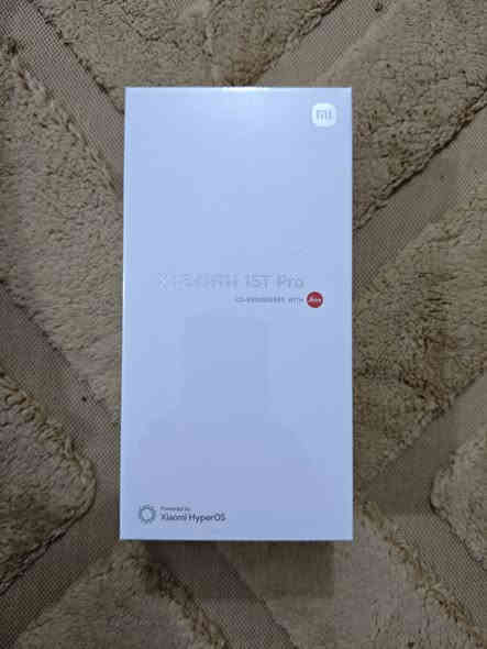 شاومي 15 تي پرو
اللون الأسود
زيرو ، يعني بيدك تفتحه
الذاكرة 512
الرام 12
للبيع بـ 725 قفل قفل قفل
أو للمراوس
مكاني بغداد

رقم الهاتف
***********
