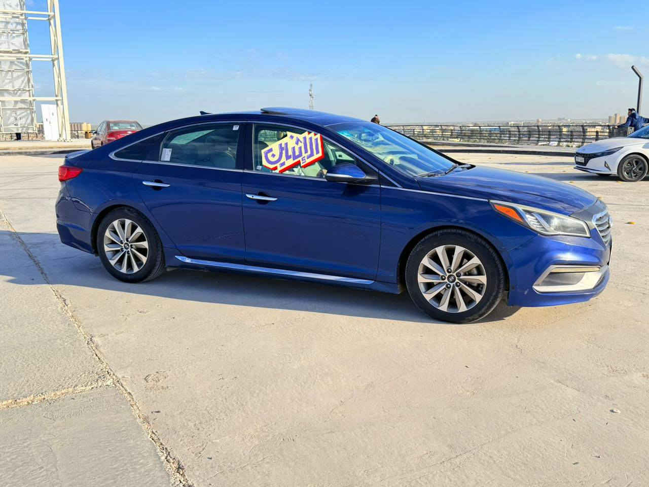 للبيع هونداي سوناتا موديل 2017 رقم بابل تحويل مباشر 
فول مواصفات واحد على واحد 
ماشيه 100 الف 
محرك 2400 gdi
السياره نظيفه جدا وجاهزه بدون نواقص 
حادث السياره جاملغ وبنيد مبدلات اصليات نفس اللون بدون اي ضرر داخلي 
السعر 127 وبيه مجال للشراي 
السياره حلوه ومال جناي 
للاستفسار 
***********
*********** 
العنوان بابل الحله
