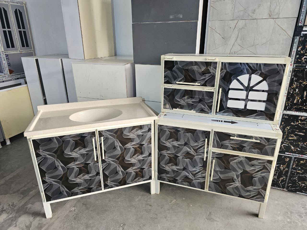 ما عليك بس  احجز والطلب يوصل لباب بيتك 🤗🌹🤗..
كاونتر ارضي وملحق متر    مع  سنك متر  مرمر
💥 (المنيوم سوكي)💥

كاونتر متر وملحق مع سنك متر 
♥️♥️السعر 180❤️❤️

التوصيل 🚚🚚
التوصيل 🚚🚚
بغداد داخل  مجاني

15 /اطراف  بغداد 

15//رمادي +فلوجه + كربلاء +بابل

25// مركز واسط  
50//أطراف واسط
25 /الديوانيه +النجف
35//ديالى
35/ السماوه+  الناصريه+  العماره + البصره

🔴🔴🔴🔴🔴🔴🔴🔴🔴🔴🔴


**إذا كنت صاحب هذا الإعلان وتريد حذفه لأي سبب، رجاءا أرسل رسالة إلى الدعم الفني**