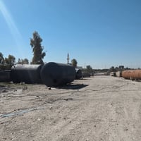 خزان ٣٠ ألف لتر  عامودي بليت 6 ملم 07702389110