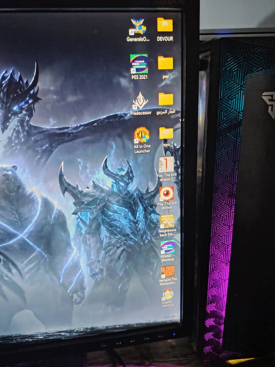 السلام عليكم pc كامله للبيع
جويستك + شاشه HD حجم ٢٤+كيبورد ميكانيكي أوربي +ماوس دراكون + سماعات + UPS 850
مواصفات الكيز
CPU R5 5600g
GPU GTX 1660 s 6g
SSD 1t
SSD 128g
M.2 500g
DHH 1t
4 هاردات
RAM 16 g
Windows 11
مكاني بغداد شارع فلسطين
السعر ب٧٥٠ الف


**إذا كنت صاحب هذا الإعلان وتريد حذفه لأي سبب، رجاءا أرسل رسالة إلى الدعم الفني**