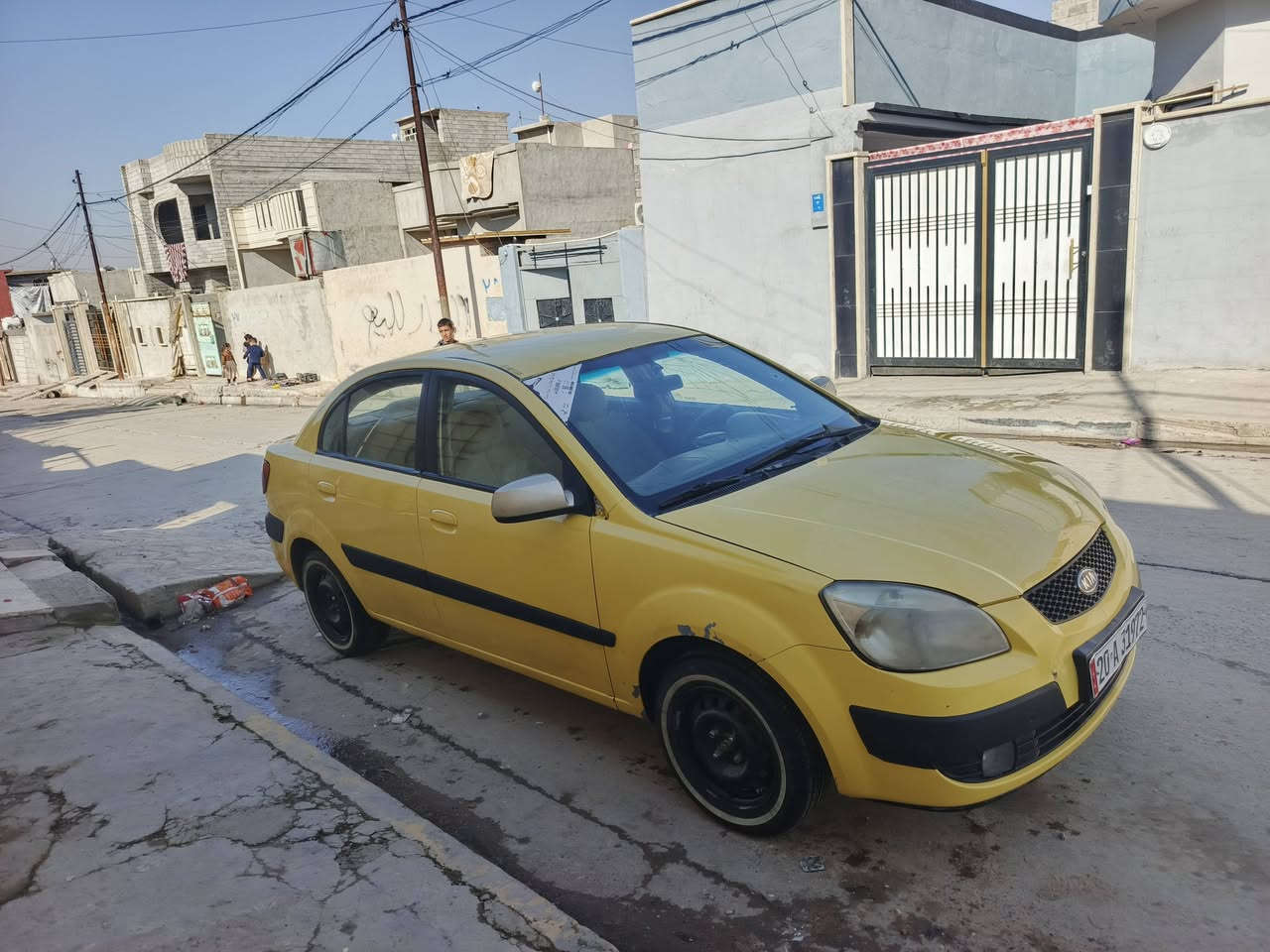 السلام عليكم
كيا ريو 2009 أمريكي 
بيها طخة بل المصطرة
والباقي شرط كير تومتيك محرك 16 شرط
كاربون بانزين مشروع وطني رعيها بل الموصل
هية ٥٠ غرمة صفر السعر 76 وبيها مجال ***********
