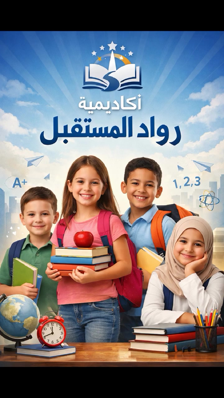 اكادمية رواد المستقبل 🌸🌸🌸
تعلن عن افتتاح تدريس خصوصي للمرحلة الابتدائية من الاول الابتدائي للصف السادس الابتدائي
حقيبة كاملة من الاول الابتدائي للصف الرابع ابتدائي 50 الف 🌺🌺🌺
حقيبة كاملة للصفيين الخامس و السادس الابتدائي 75 الف
تدريس كتاب واحد من الاول الابتدائي للصف الرابع الابتدائي فقط 25 الف

تدريس كتاب واحد للصفيين الخامس و السادس الابتدائي 35 الف

للحجز والاستفسار التواصل معنا على الرقم ***********
