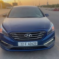 #هونداي سوناتا 2016  وارد امريكي  فول سبورت  ضرر جاملغ امامي الايمن فق...