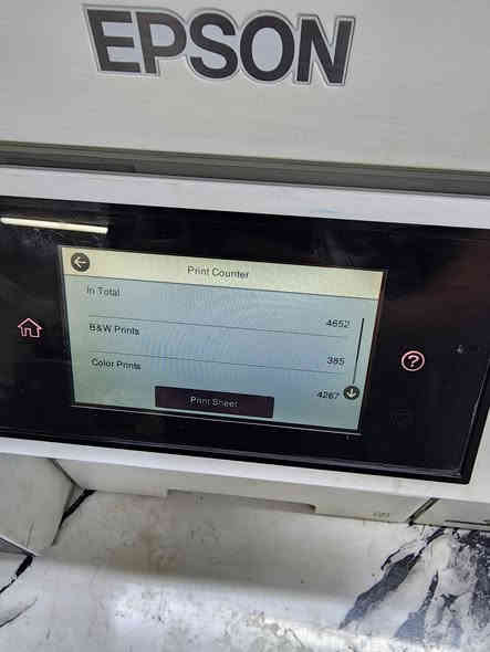 سلام عليكم
طابعه ابسون et 5800
واي فاي وجهين 
احبار خارجيه مو كاترج
بقيه التفاصيل ب الفيديو
توصيل موجود
سعر الطابعه 500الف
***********
