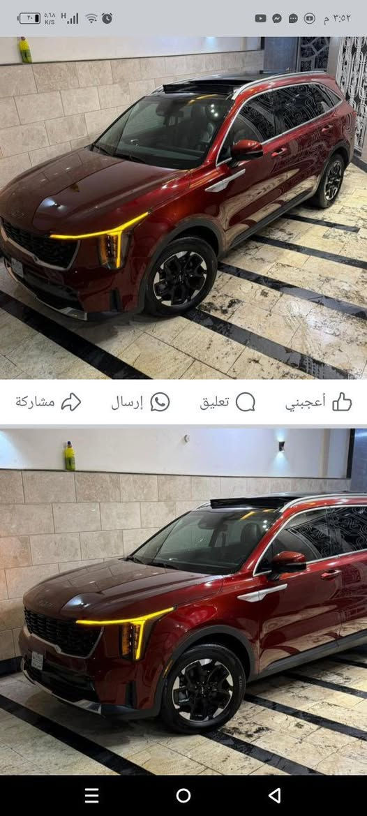 السلام عليكم سورنتو24 امريكي اللون ماروني كرزي حادثه جاملغ امبدل والباب صبغ سيارة جديدة بعدها بوضع الزيرو ماشية 13الف مواصفاته هواية السعر 240 بيع مستعجل ***********
