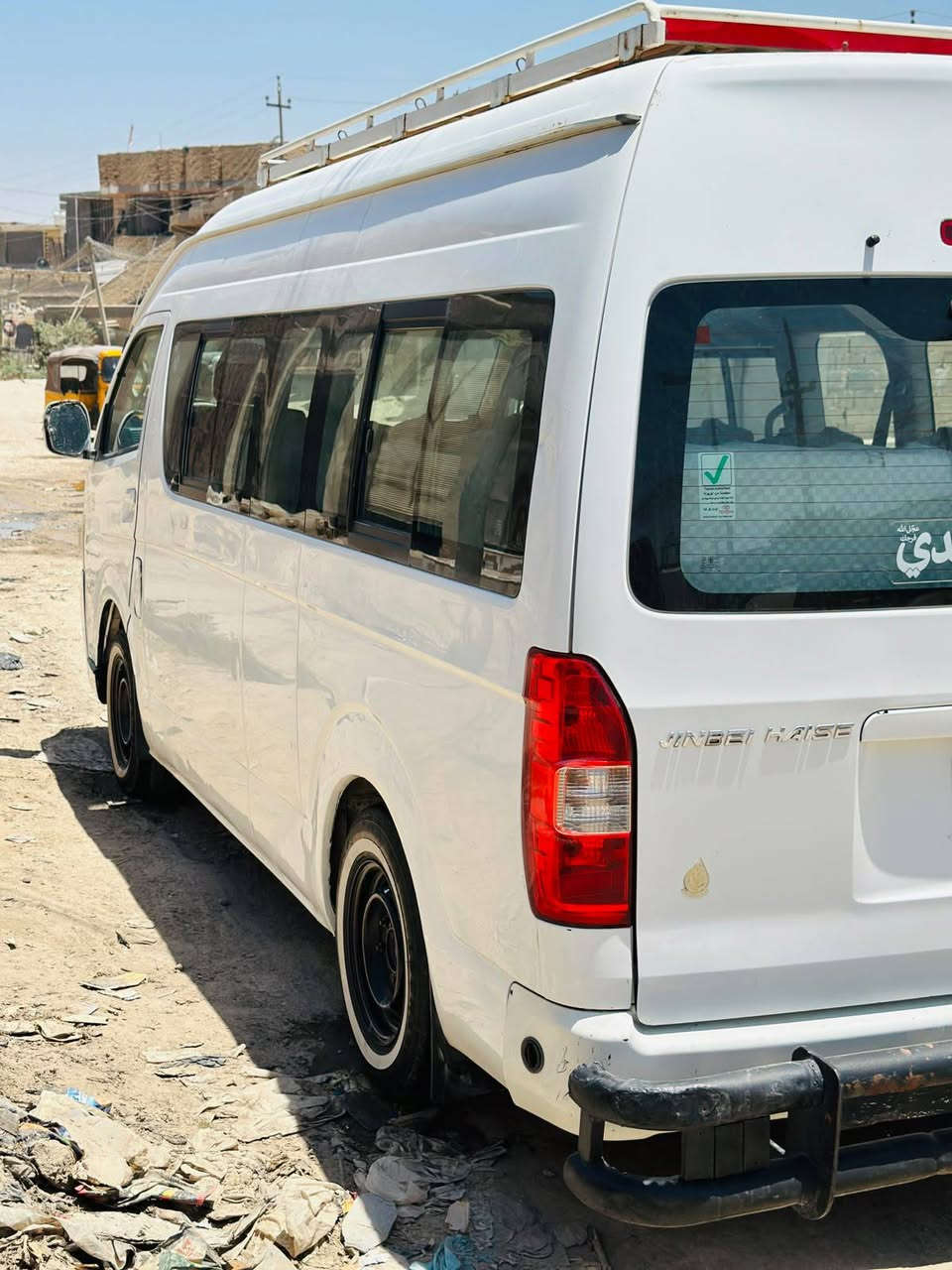 جمبي موديل 14
معمرة بس الرباعة 

كير مكينة اكسنت خير من الله . بيها منظومة غار 

حدادية خير من الله السيارة جاهزة

التبريد مضغوطة هوه فقط تحتاج كمبريسر 

المكان بابل - القاسم 

السعر 133

***********

