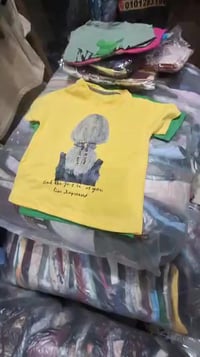 تيشرت قطن • ١-٥ سنين • طلب ١٠ دست