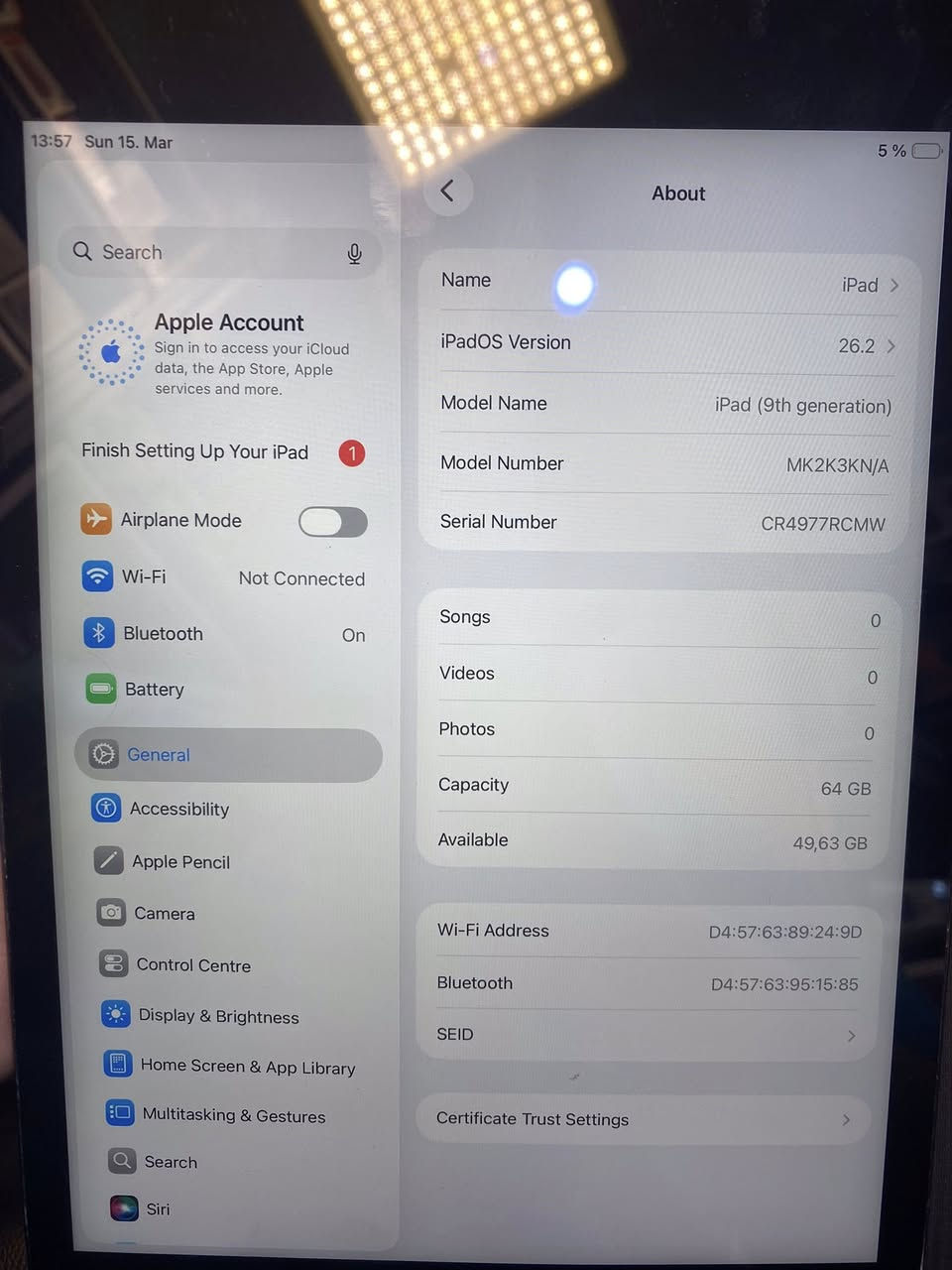 سلام عليكم للبيع
ايباد9 ذاكرة64
بي رصعة بل ضهر مبينة بل صور مامثرة على شي 
سعر190
مكاني بغداد حي الجهاد


**إذا كنت صاحب هذا الإعلان وتريد حذفه لأي سبب، رجاءا أرسل رسالة إلى الدعم الفني**