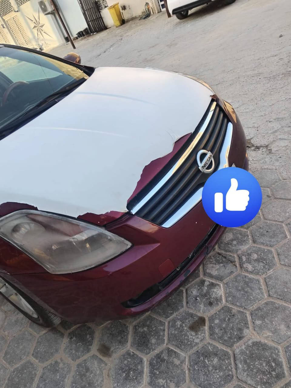 سلام عليكم نيسان التما اصولي بس مابيها مداور صاحبها متوفي ودكها وين ميعجبك مكلف بل نشر رقم صاحبها 
‏‪***********‬‏
السيارة بل نجف
السيارة رقم بغداد حدادية ٥٠/١٠٠ كير مكينة عل شرط
