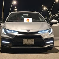 للبيع كورلا SE 2022 سيارة ماشية 80 الف  سيارة حيل حلوة حادثها قبق الجن...