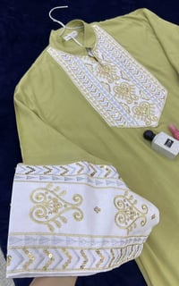 دراعة رمضاني • كشمير قطن • L XL 2XL 3XL