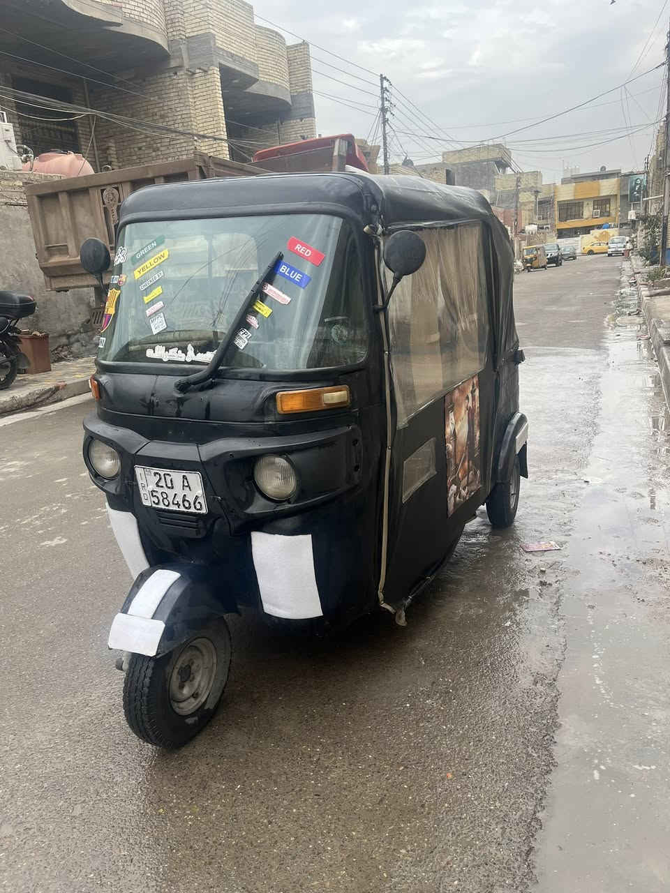 السلام عليكم تكتك ١٦بشهر ١٢يعني طابة بل ١٧رقم وسنويةالتكتك محدثة20مكينة 20مكفولة لا تنقص لا تبخر خير من الله التكتك كاملة من كلشي كهرباء تكتك كلشي مكمل بيهة تشتغل كبل للشارع سعر 4وبيهة مجال مكاني شماعية بغداد رقم ***********
