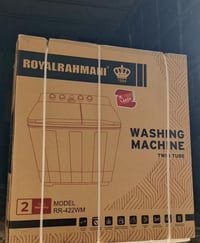 غسالة ROYAL RAHMANI رويال رحماني  جديدة بلباكيت غير مستعملة   غسالة تو...