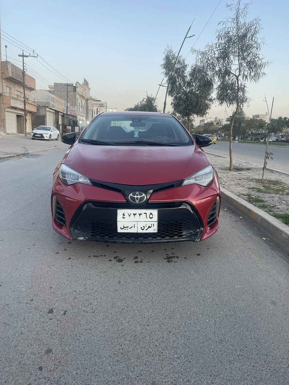 السلام عليكم
كورلا موديل 2017 se
بيع اربع قطع صبغ
حادثه بنيد وجاملغ ولبقيه قطعتين كلير امريكا
شاصي الامامي فقط تصليح بدون كص وبدون لحيم
ماشيه 130
مواصفاته شاشه كامره شفتات ستيرن 
بصمه تشغيل عن بعد 
كشفات اماميه 
كشنات جلد 
كير ومحرك شرط 
السعر 115 وبيه مجال 
رقم اربيل وكاله او تحويل 
مكاني كركوك 
***********
