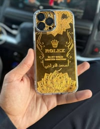 ايفون ١٣ برو ماكس • ذهب عيار ٢٤ • ما مفتوح