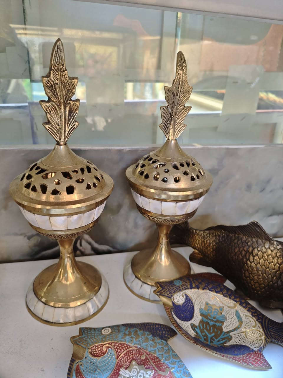 السلام عليكم مجموعه نحاسيات للبيع بغداد شارع المتنبي ***********
